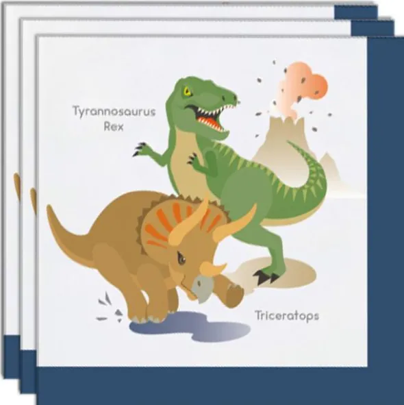 Happy Dinosaur Servetter