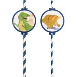 Happy Dinosaur Sugrör