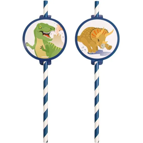 Happy Dinosaur Sugrör