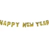 Happy New Year Ballonggirlang Guld 8 m