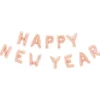 Happy New Year Bokstavsballonger Roseguld
