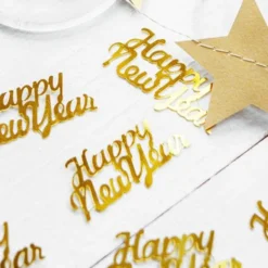Happy New Year Guld Konfetti