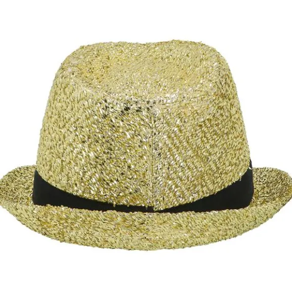 Happy New Year Hatt Guld