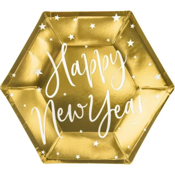 Happy New Year Sexkantiga Assietter