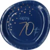 Happy 70th Tallrikar Mörkblå