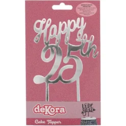 Happy 25th Tårtdekoration