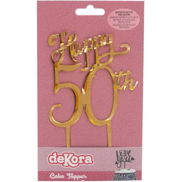 Happy 50th Tårtdekoration