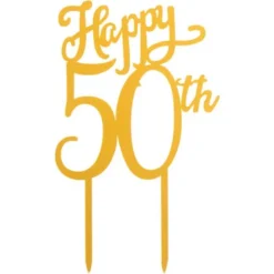Happy 50th Tårtdekoration