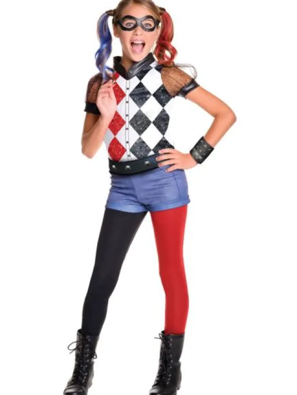 Harley Quinn Dräkt Deluxe Barn (Small (3-4 år))