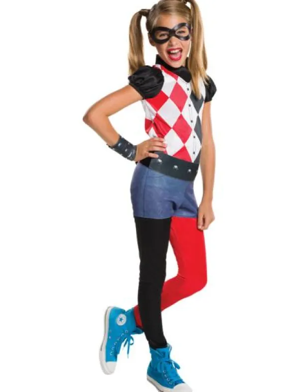 Harley Quinn Maskeraddräkt Barn (3-4 år (98-104 cl))