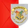 Harry Potter Hogwarts Houses Inbjudningskort