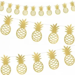 Hawaii Ananas Girlang Guld