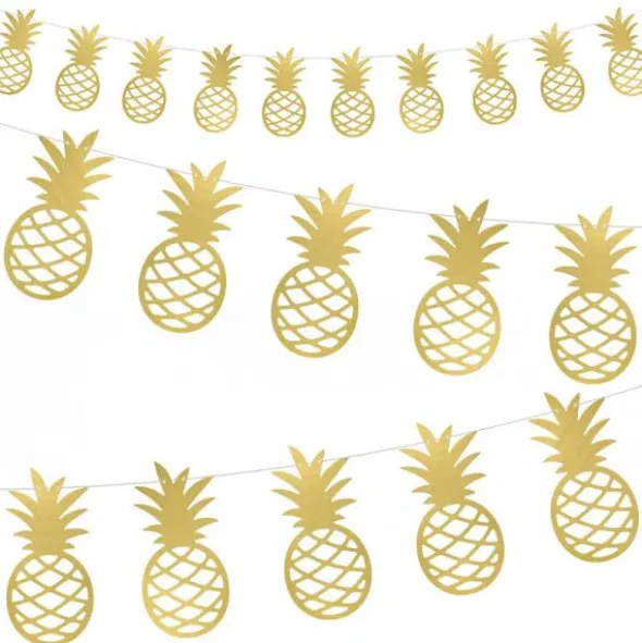 Hawaii Ananas Girlang Guld