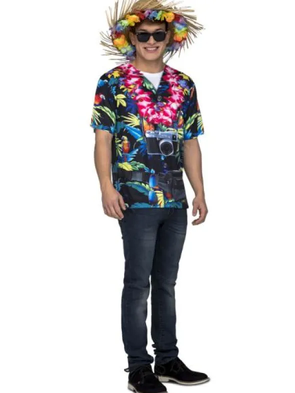 Hawaiian Fotorealistisk T-Shirt (Small)