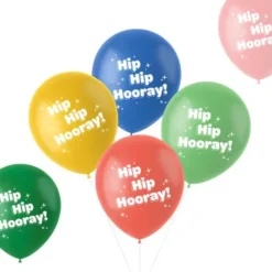 Hip Hip Hooray Latexballonger