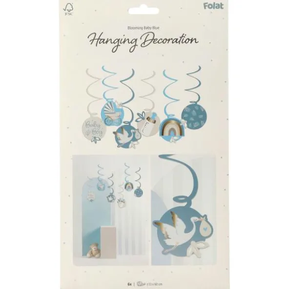 Hängande Dekorationer Baby Boy 6-pack