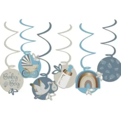 Hängande Dekorationer Baby Boy 6-pack
