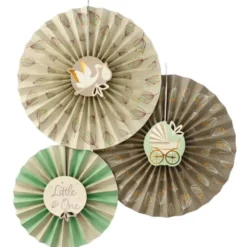 Hängande Dekorationer Solfjäder Little One 3-pack