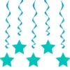 Hängande Dekorationer Stjärnor Ljusblå/Turkos