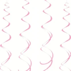 Hängande Dekorationer Swirls Rosa