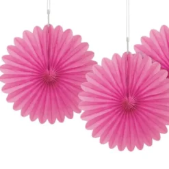Hängande Dekorationsrosetter Rosa