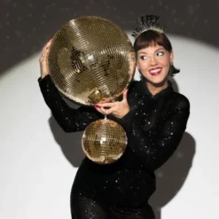 Hängande Discokula Guld 40 cm