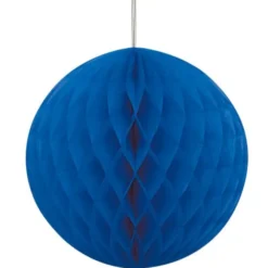 Hängande Honeycomb Boll Blå