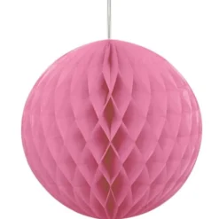 Hängande Honeycomb Boll Rosa