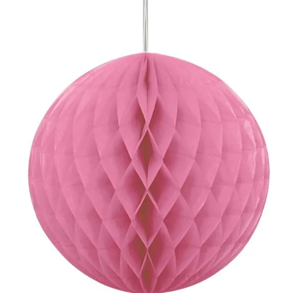 Hängande Honeycomb Boll Rosa