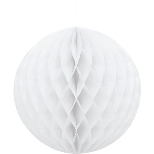 Hängande Honeycomb Boll Vit