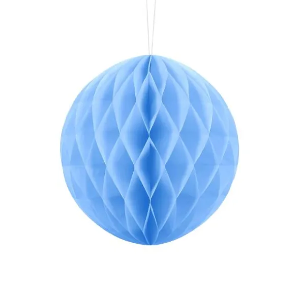 Hängande Honeycomb Ljusblå 20 cm