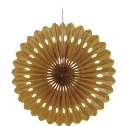Hängande Honeycomb Solfjäder Guld