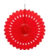 Hängande Honeycomb Solfjäder Röd