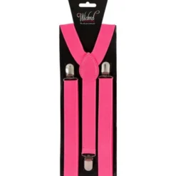 Hängslen Neon Rosa