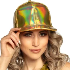 Holografisk Keps Guld