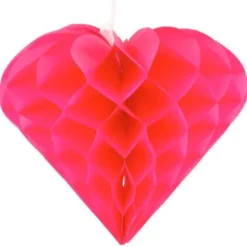 Honeycomb Rosa Hjärta 2-pack