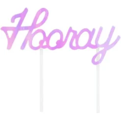 Hooray Tårtdekoration Regnbågsskimrande
