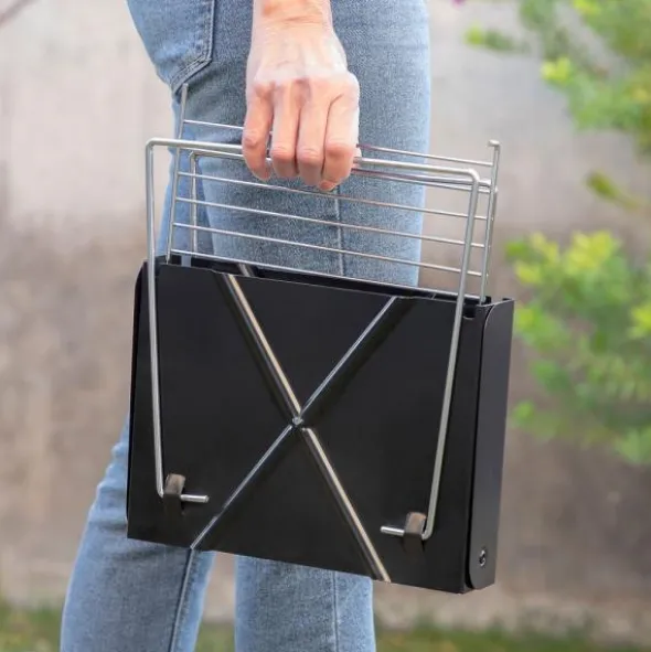 Hopfällbar Mini Kolgrill