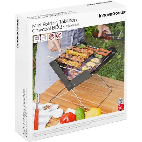 Hopfällbar Mini Kolgrill