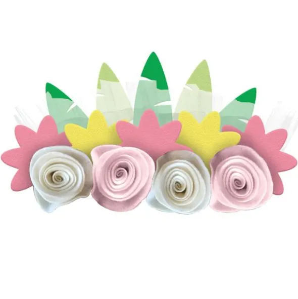 Hårband med Blommor Vackra Hästar