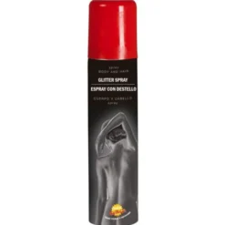 Hår- och Kroppsfärg Glitter Spray Röd