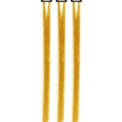 Hårslingor Glitter Guld (3-pack/50 cm)