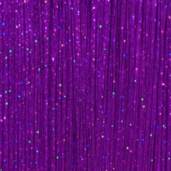 Hårslingor Glitter Lila (3-pack/͏50 cm)