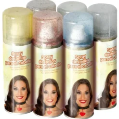 Hårspray Glitter 125 ml (Röd)