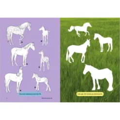 Hästar Pysselbok med Stickers