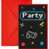 Inbjudningskort Gaming Party
