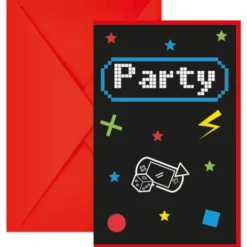 Inbjudningskort Gaming Party