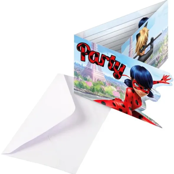 Inbjudningskort Miraculous Ladybug
