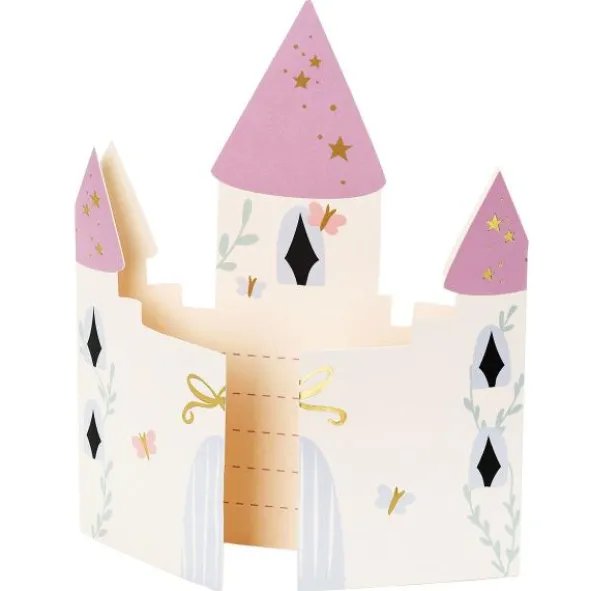 Inbjudningskort Slott 6-pack