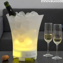 Ishink med Högtalare och LED-Belysning